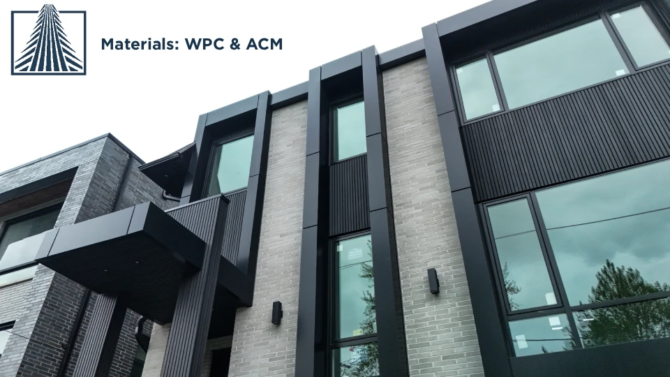 WPC fluted panels in Toronto